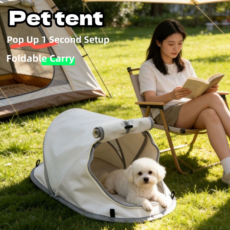 Outdoor Camping Dog Bed - خيمة كلاب محمولة قابلة للطي، مقاومة