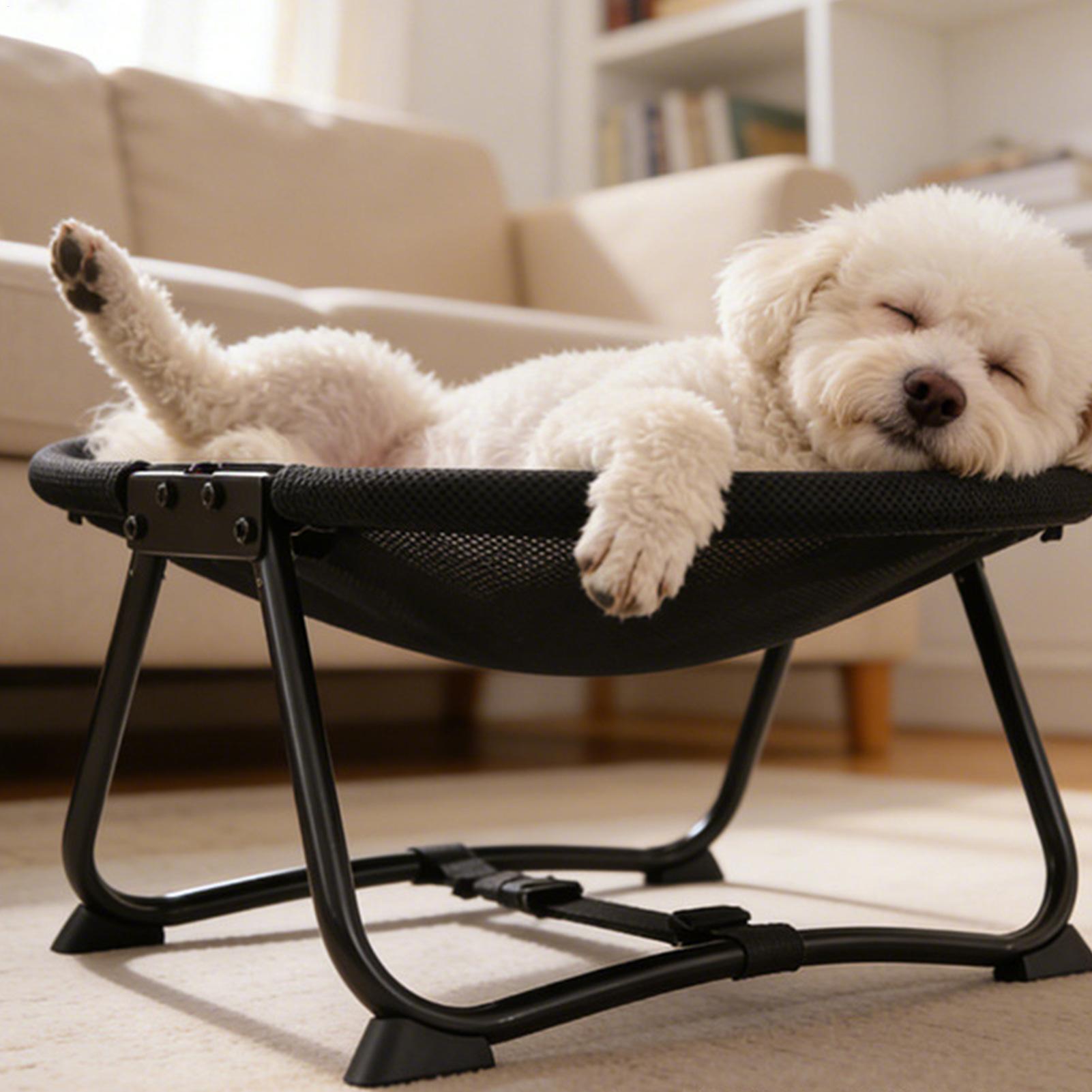 Outdoor Camping Dog Bed - سرير كلاب قابل للطي، أرجوحة ناعمة