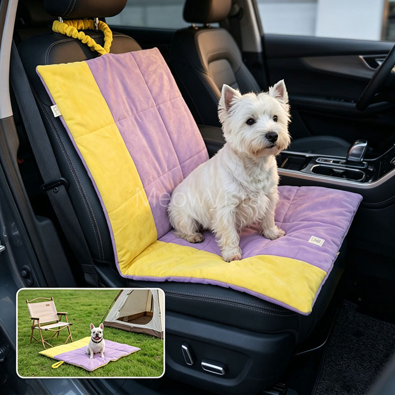 Outdoor Camping Dog Bed - سجادة سيارة قابلة للطي للكلاب، مقاومة