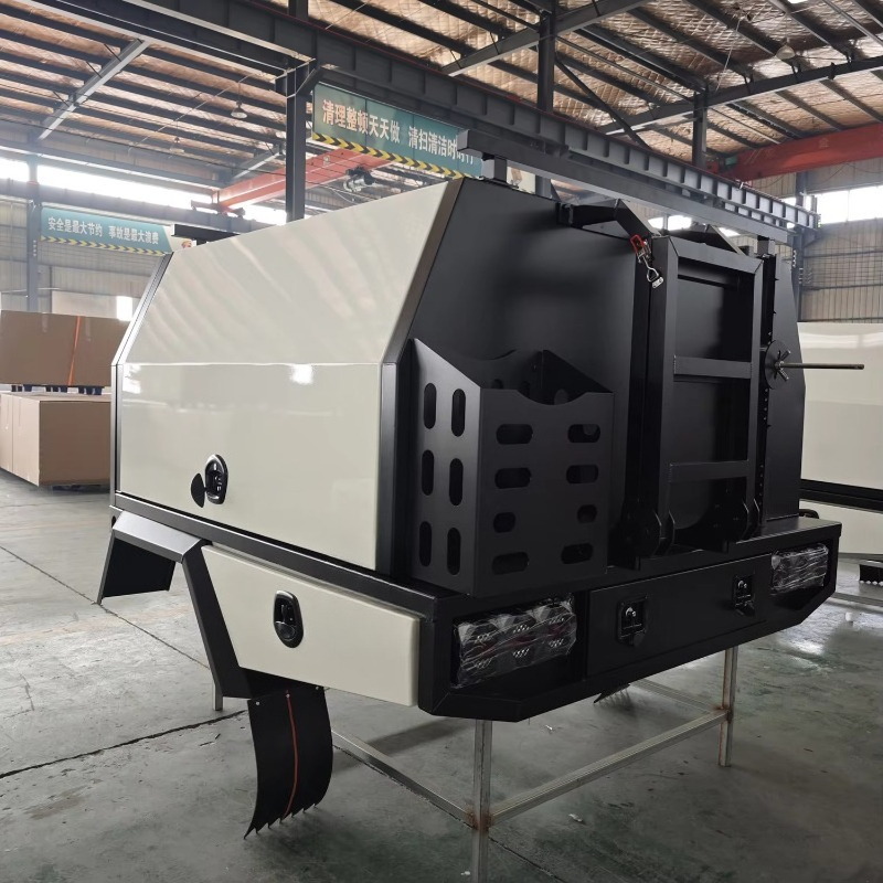 Outdoor Camping Ute - صندوق أدوات من الألومنيوم للمغامرات الخارجية
