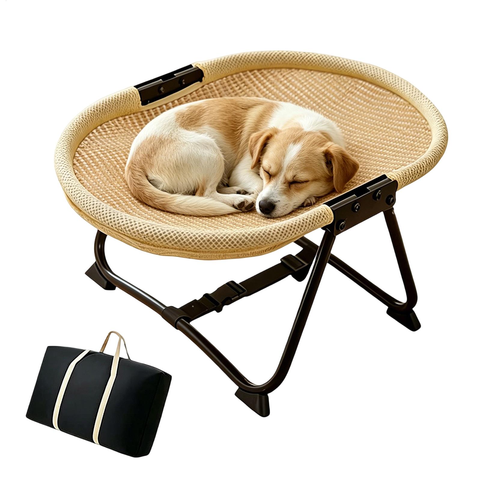 Outdoor Camping Dog Bed - سرير كلاب قابل للطي مع وسادة