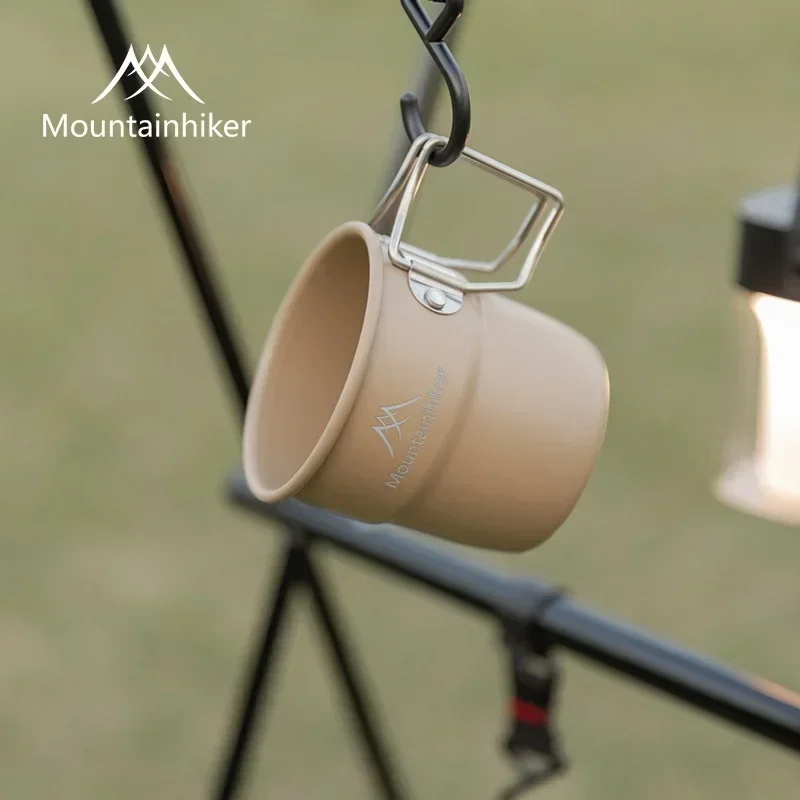 Outdoor Camping Utensils - كوب تخييم من الألومنيوم من MOUNTAINHIKER،