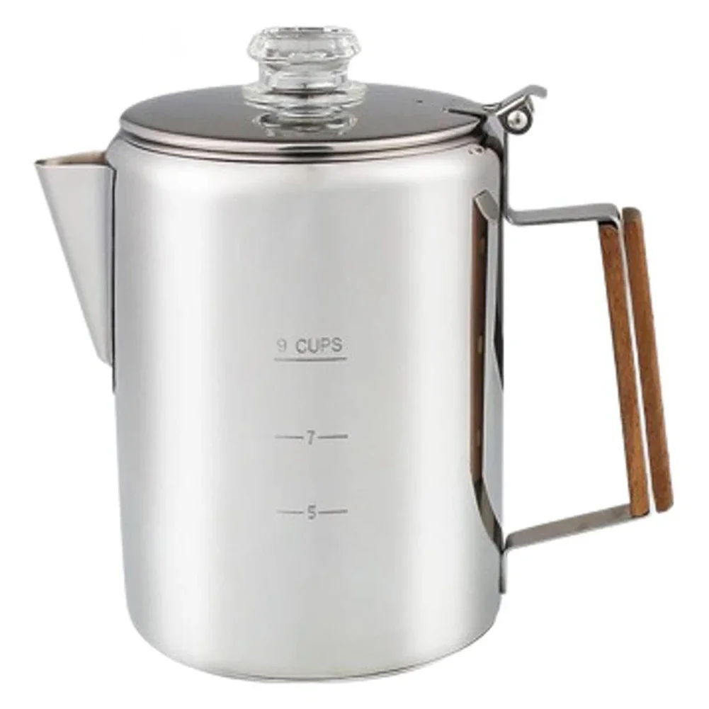 Camp Percolator Coffee - 9 كوب صانع القهوة التخييم Percolator