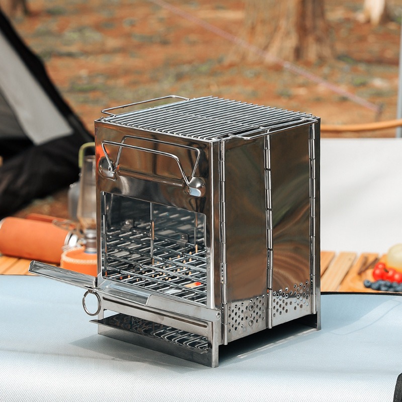 Outdoor Camping Stove Wood - موقد شواء خارجي خفيف الوزن للغاية