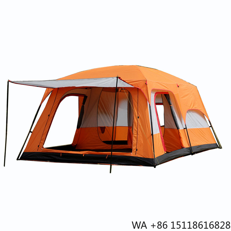 Outdoor Camping Tent Waterproof - خيمة تخييم خارجية بغرفتي نوم، مصنوعة