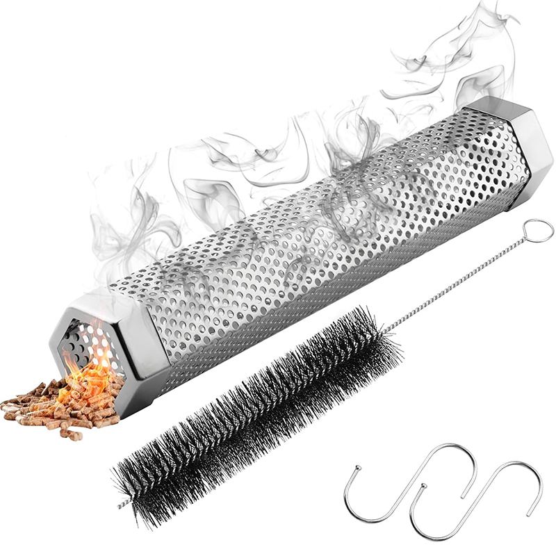 Outdoor Camping Stove Wood - LMETJMA التخييم بيليه المدخن أنبوب مجموعة
