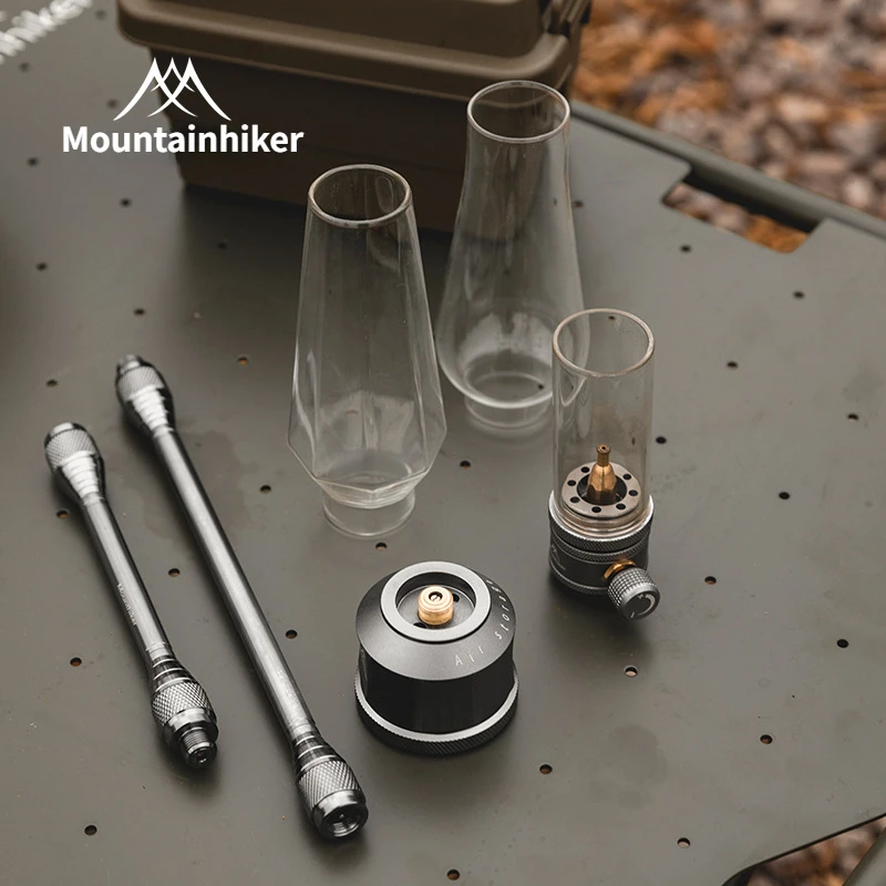 Outdoor Camping Glamping Share - مجموعة مصابيح الغاز الخارجية من MOUNTAINHIKER