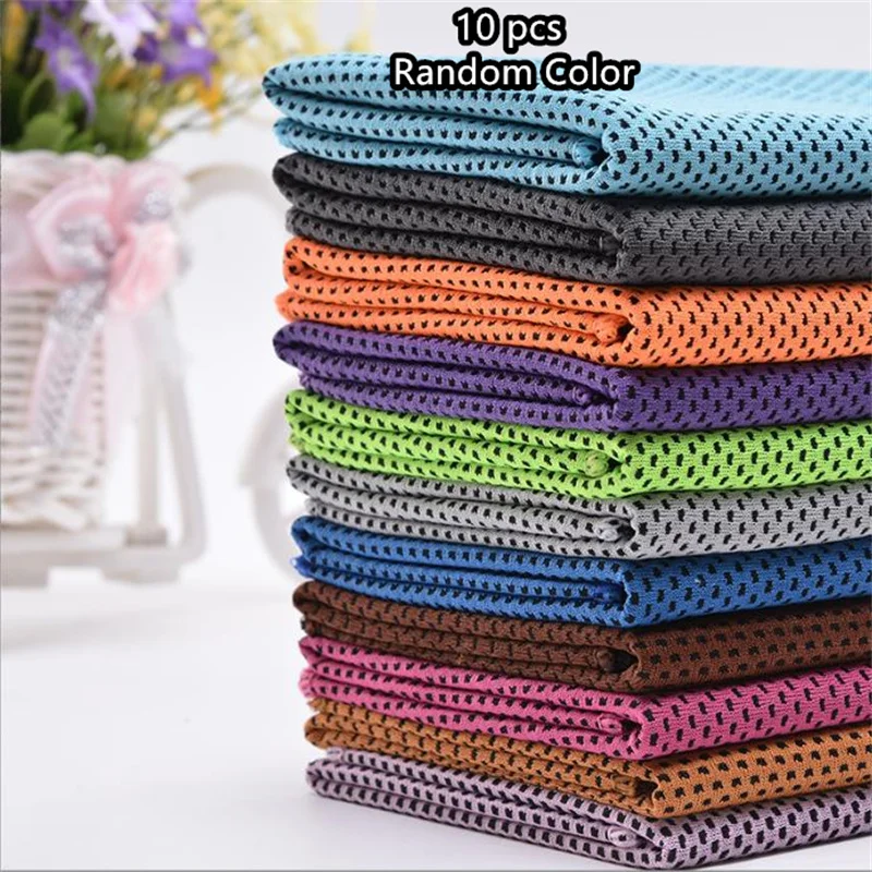 Camp Towel Microfiber - 1-10 قطعة منشفة التبريد الإغاثة الفورية