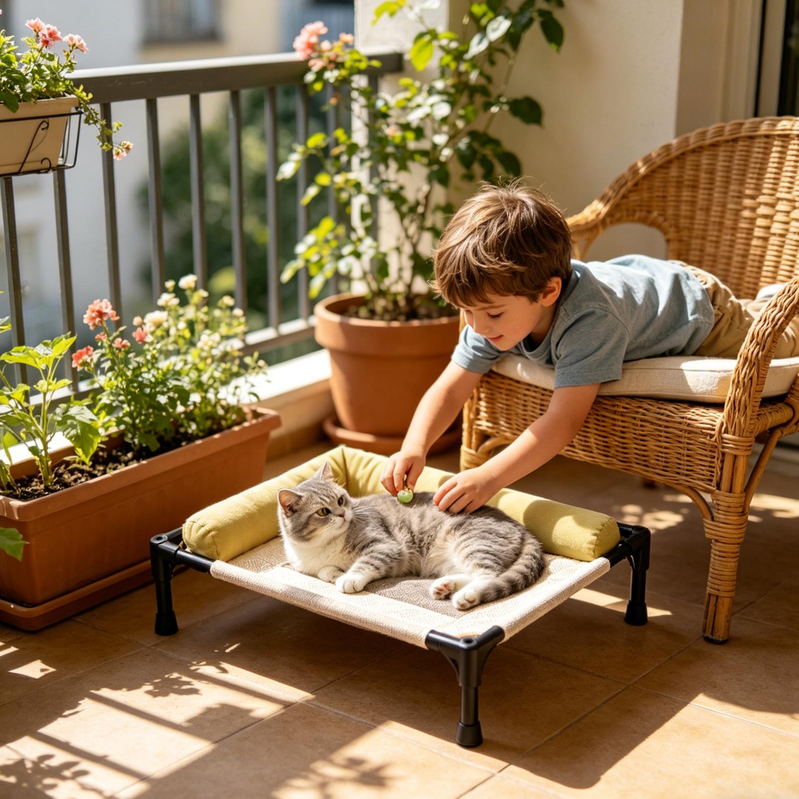 Outdoor Camping Dog Bed - سرير كلاب خارجي قابل للفصل ومرتفع