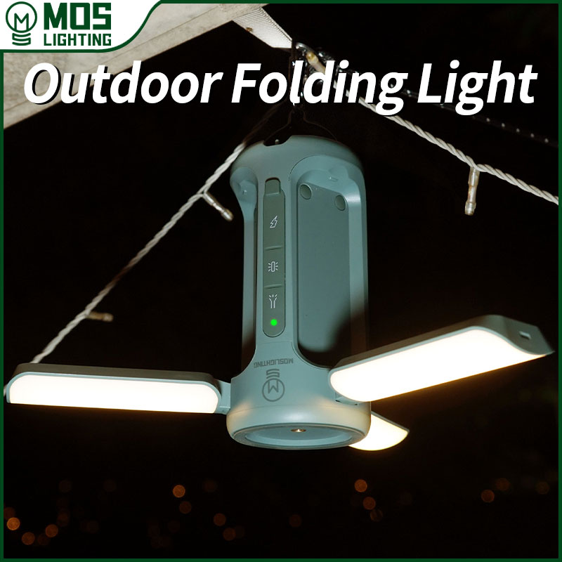 Zd Outdoor Camping - فانوس التخييم MOSLIGHTING مع مكبر صوت