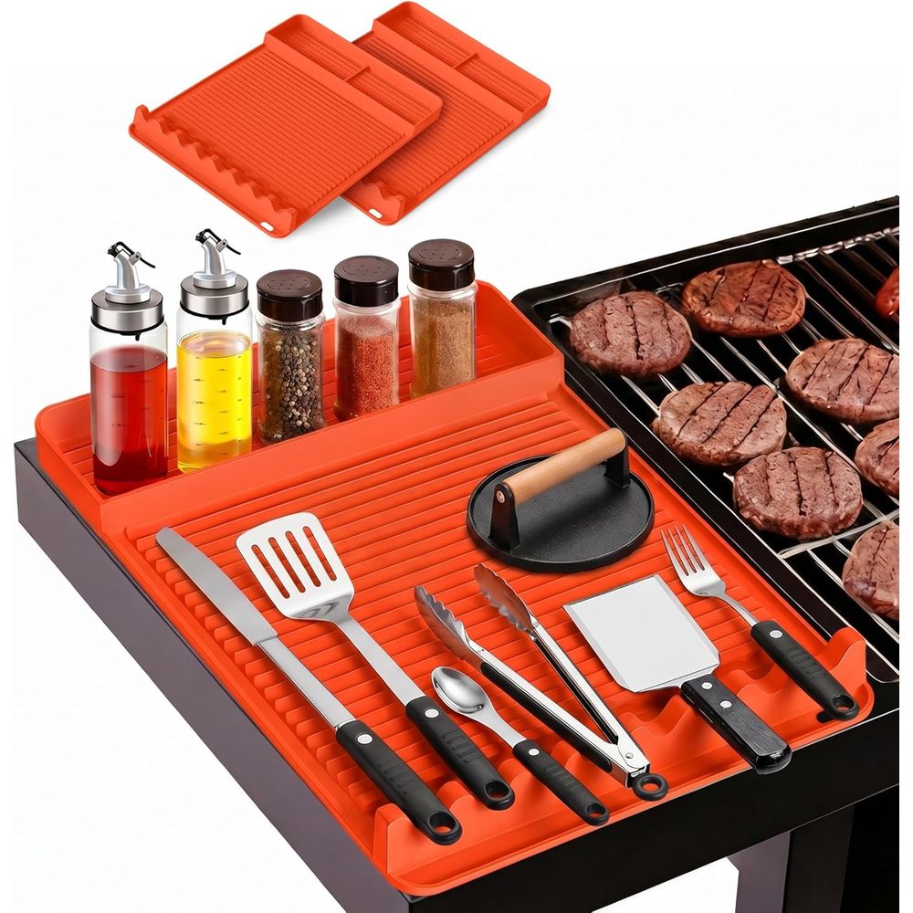 Cooking Outdoor Camping - بساط شواء من السيليكون المقاوم للحرارة