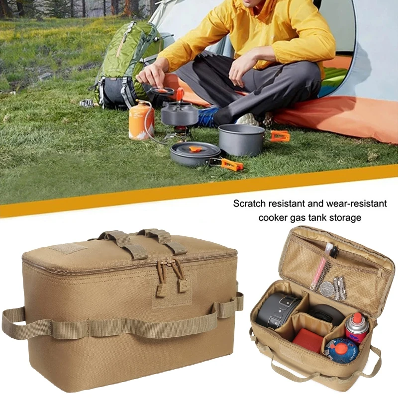 التخييم خزان الغاز حقيبة التخز - مراجعة Outdoor Camping Utensils وسعره