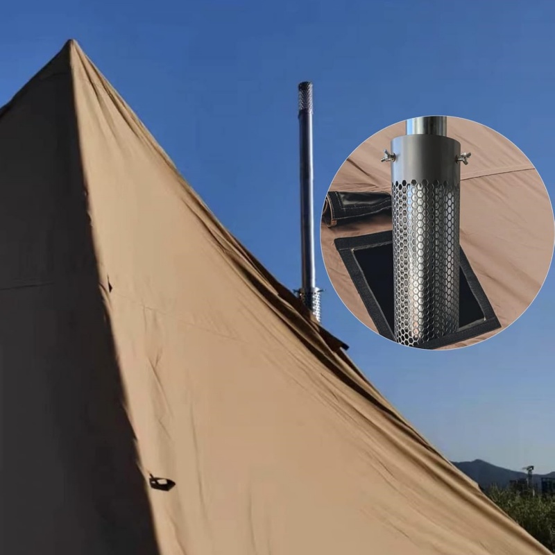 موقد للتخييم الأنابيب الفولاذ  - مراجعة Outdoor Camping Stove Wood وسعره