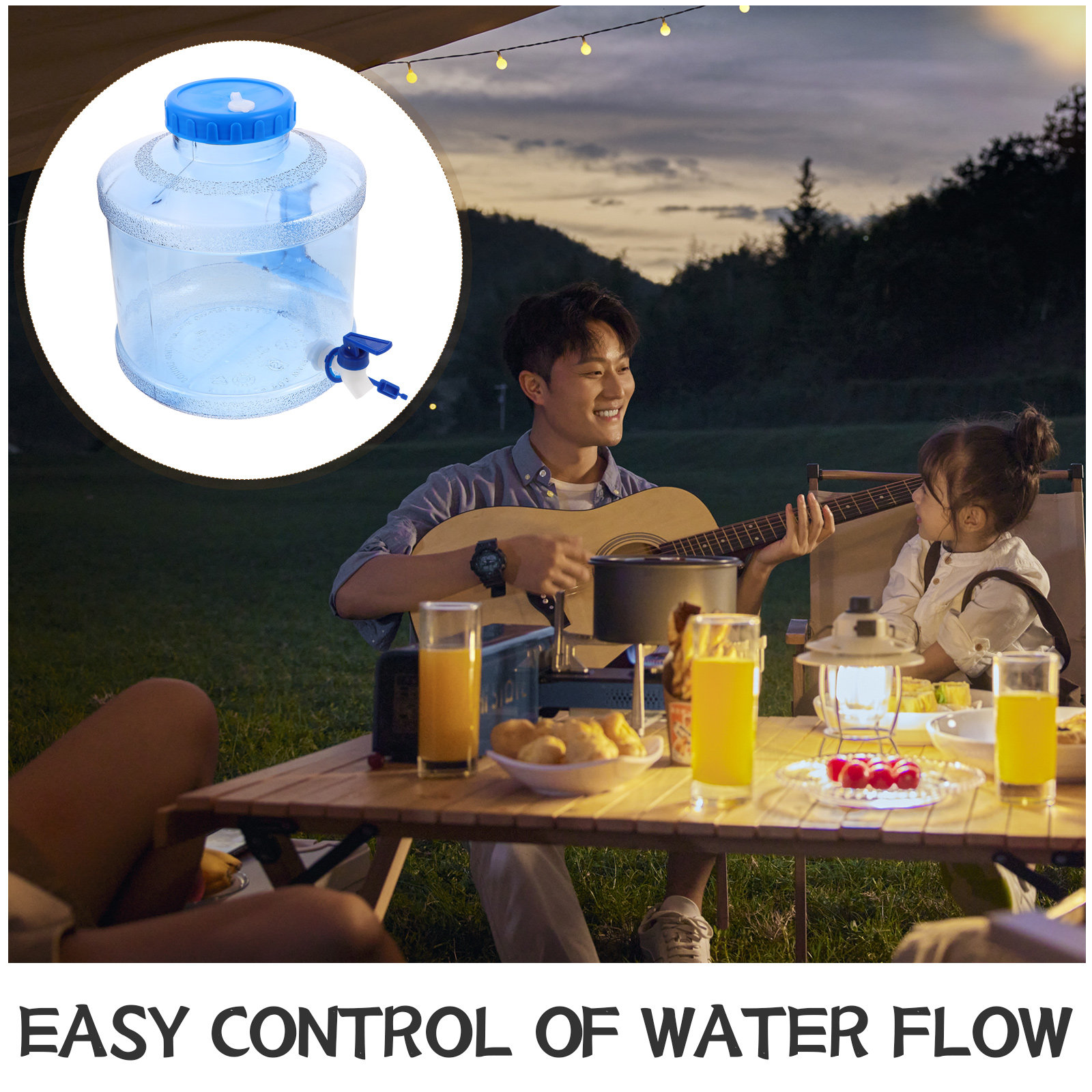 مجموعة واحدة من حاوية مياه محم - مراجعة Outdoor Camping Water Jug وسعره