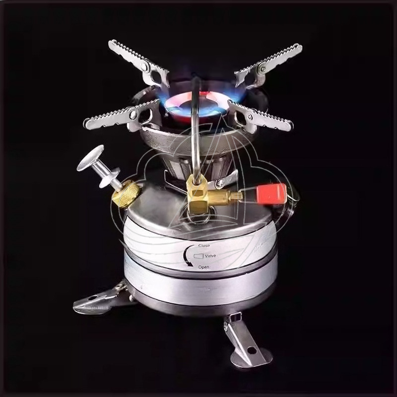 طقم موقد تخييم محمول متعدد الو - مراجعة Cooking Outdoor Camping وسعره