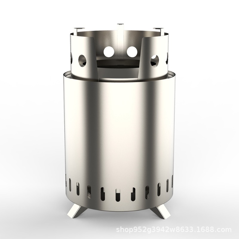 موقد نار من الفولاذ المقاوم لل - مراجعة Outdoor Camping Wood Burning Stove وسعره