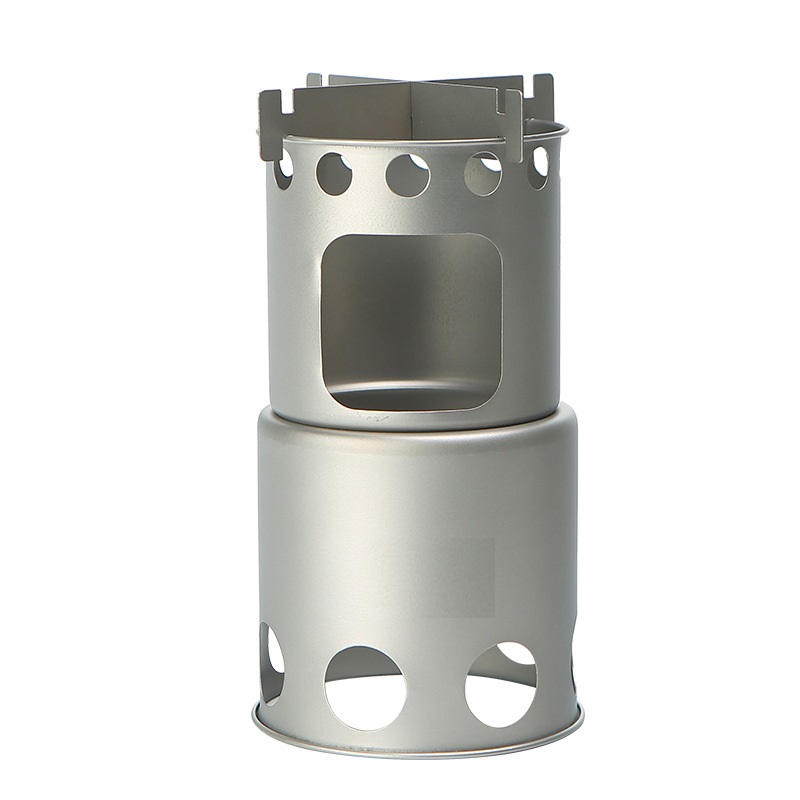 التخييم موقد الخشب التيتانيوم  - مراجعة Outdoor Camping Stove Wood وسعره