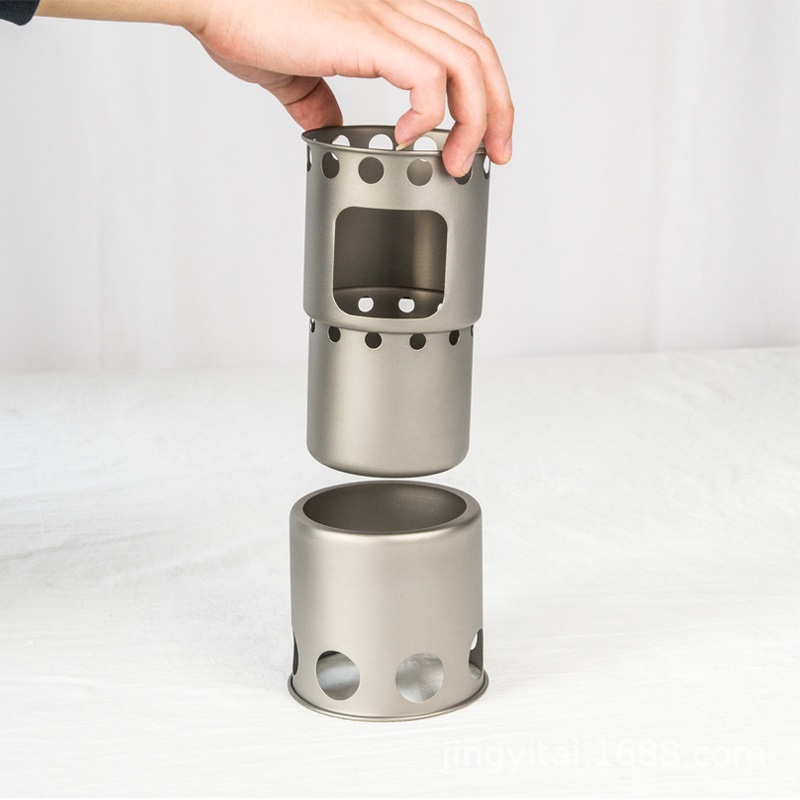 التخييم موقد الخشب التيتانيوم  - مراجعة Outdoor Camping Stove Wood وسعره