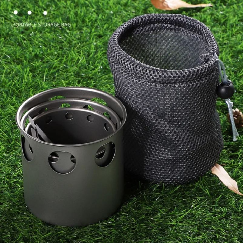 التخييم موقد الخشب التيتانيوم  - مراجعة Outdoor Camping Stove Wood وسعره