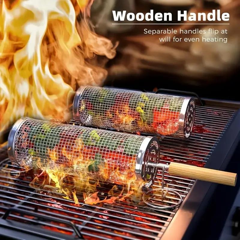 مجموعة سلال شواء دائرية من الف - مراجعة Cooking Outdoor Camping وسعره