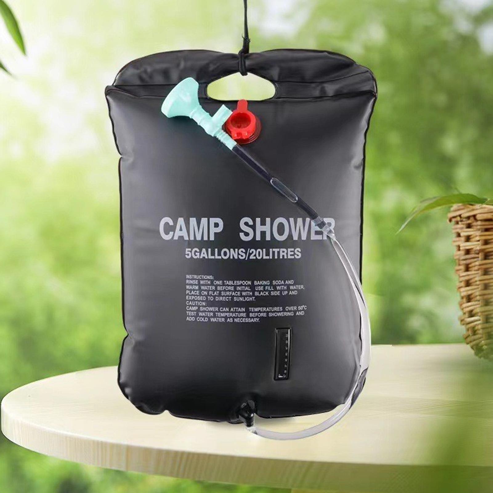 حقيبة استحمام خارجية، خزان ماء - مراجعة Outdoor Camping Hot Water Shower وسعره