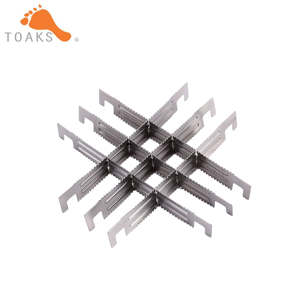 2/4/6 قطعة TOAKS في الهواء الط - مراجعة Outdoor Camping Stove Wood وسعره