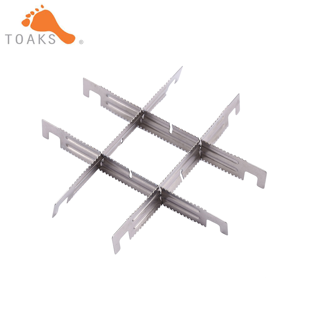 2/4/6 قطعة TOAKS في الهواء الط - مراجعة Outdoor Camping Stove Wood وسعره