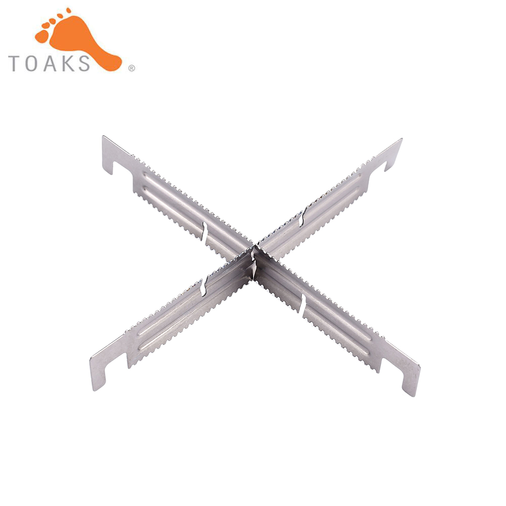 2/4/6 قطعة TOAKS في الهواء الط - مراجعة Outdoor Camping Stove Wood وسعره