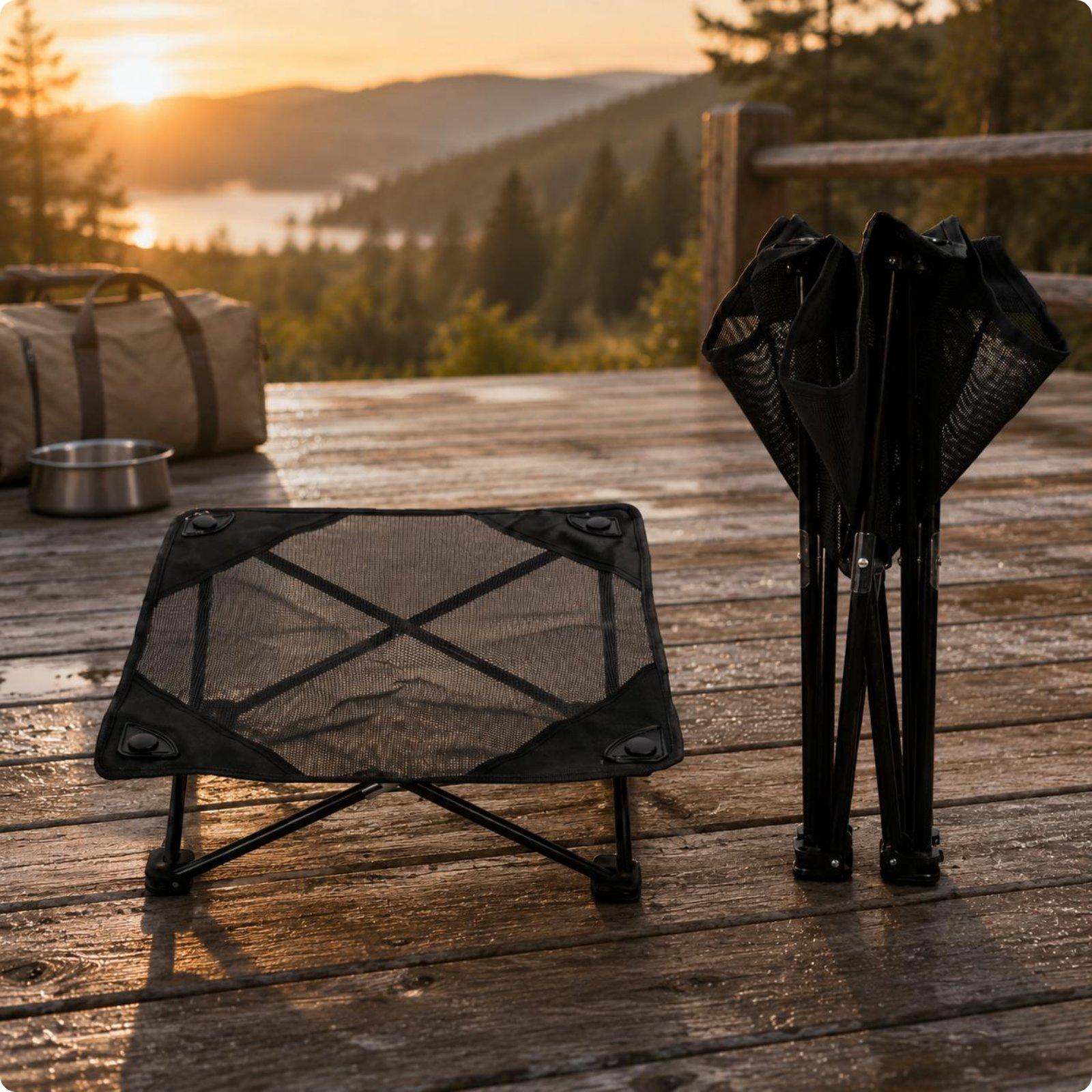 منصة استراحة خارجية مرتفعة للح - مراجعة Outdoor Camping Dog Bed وسعره