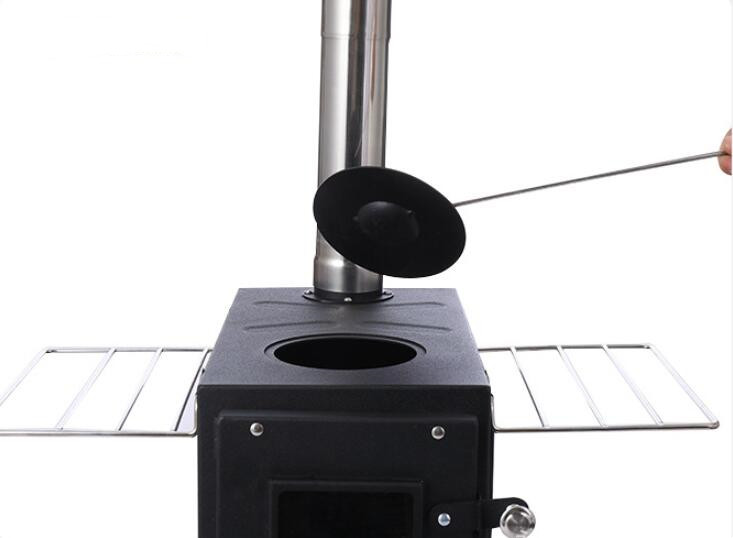 موقد حرق الخشب الصلب المحمول ل - مراجعة Outdoor Camping Wood Burning Stove وسعره