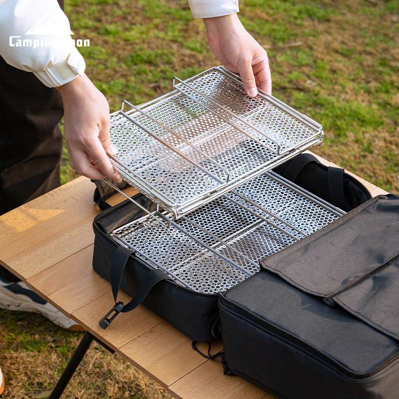 صندوق تخزين قابل للطي متعدد ال - مراجعة Outdoor Camping Folding Storage Box وسعره