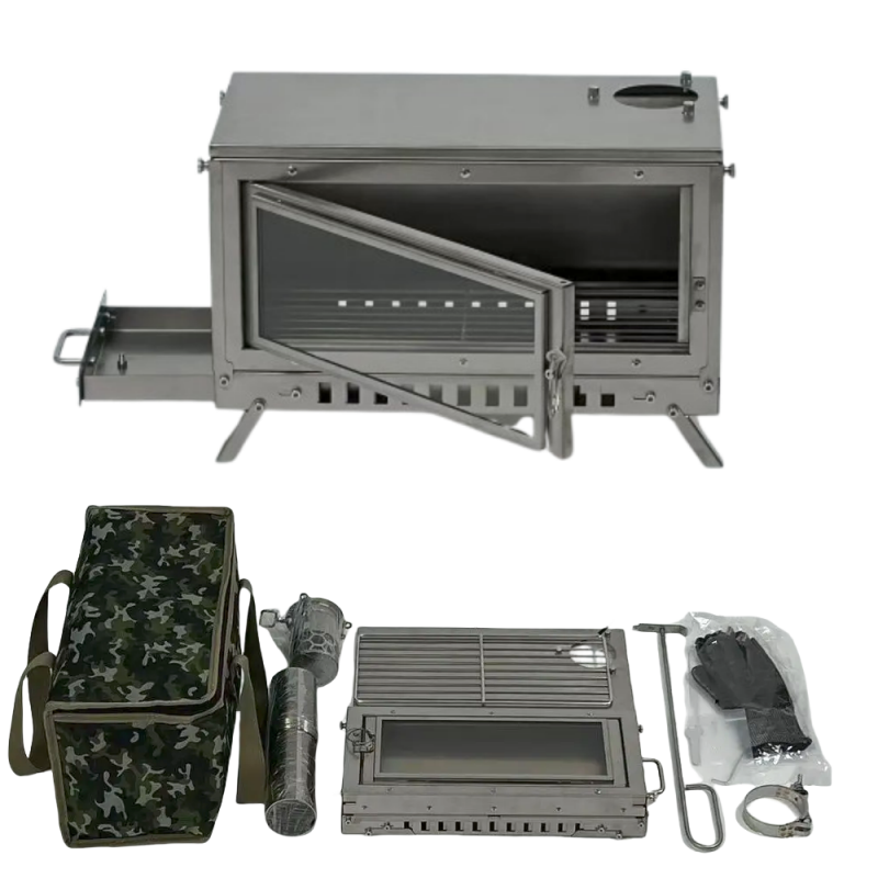الحطب موقد خيمة موقد للطي المح - مراجعة Outdoor Camping Stove Wood وسعره