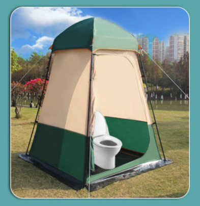 خيمة استحمام كبيرة الحجم للتخي - مراجعة Outdoor Camping Tent Waterproof وسعره