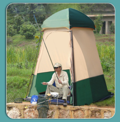 خيمة استحمام كبيرة الحجم للتخي - مراجعة Outdoor Camping Tent Waterproof وسعره