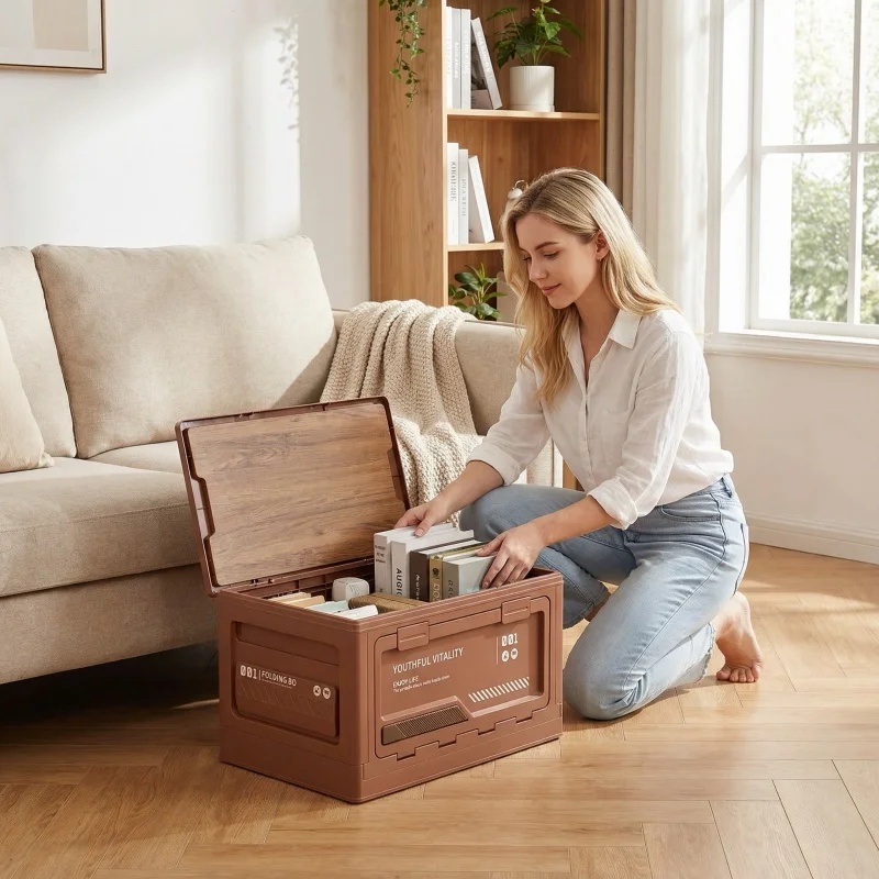 صندوق تخزين خارجي قابل للطي لل - مراجعة Outdoor Camping Folding Storage Box وسعره