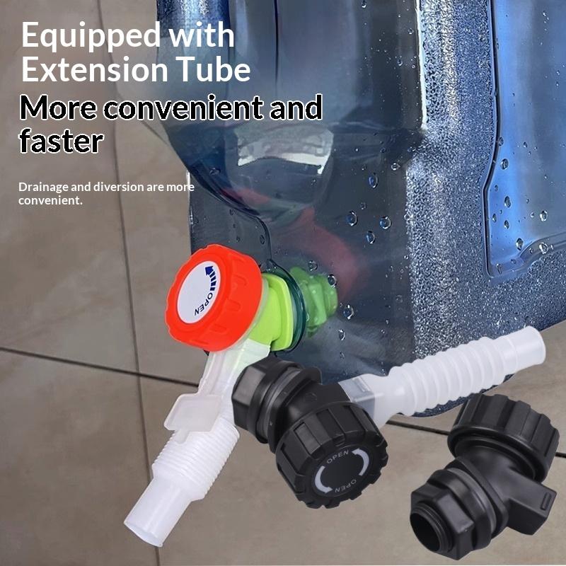 1/3 قطع صنبور ماء محمول بديل م - مراجعة Outdoor Camping Water Jug وسعره