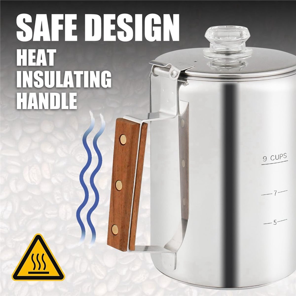 ماكينة تحضير القهوة المتوافقة  - مراجعة Camp Percolator Coffee وسعره