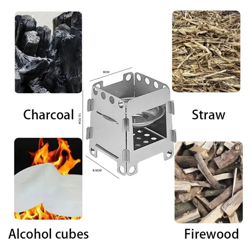فرن التخييم موقد الخشب موقد ال - مراجعة Outdoor Camping Stove Wood وسعره