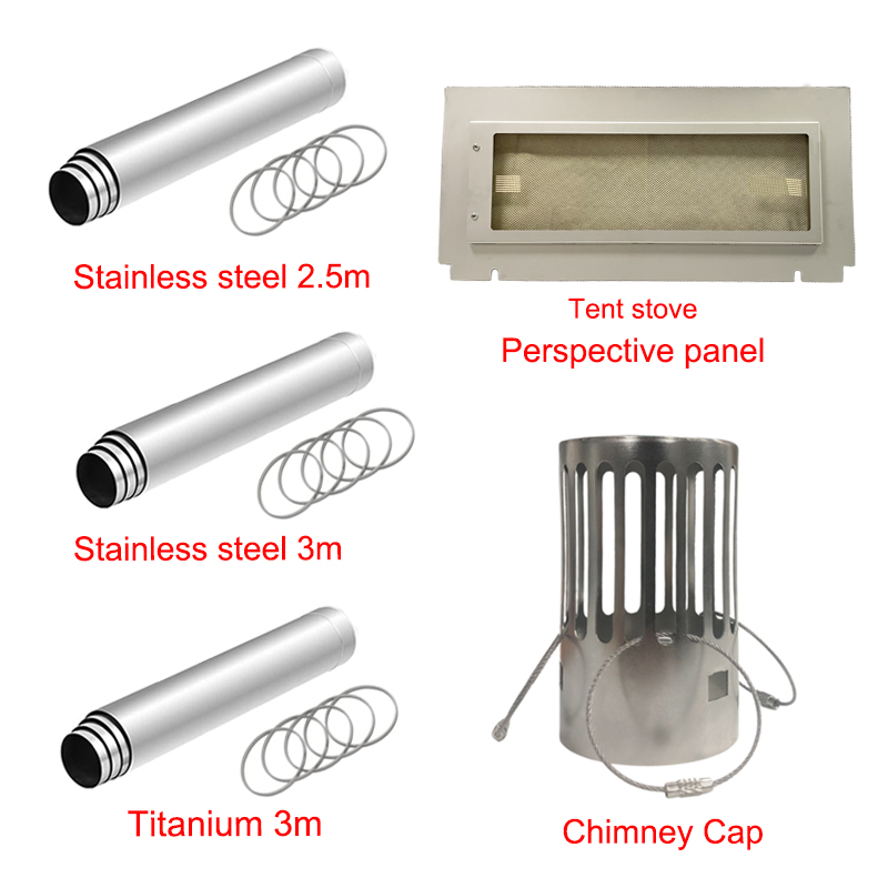 غطاء مدخنة موقد التخييم الخشبي - مراجعة Outdoor Camping Stove Wood وسعره