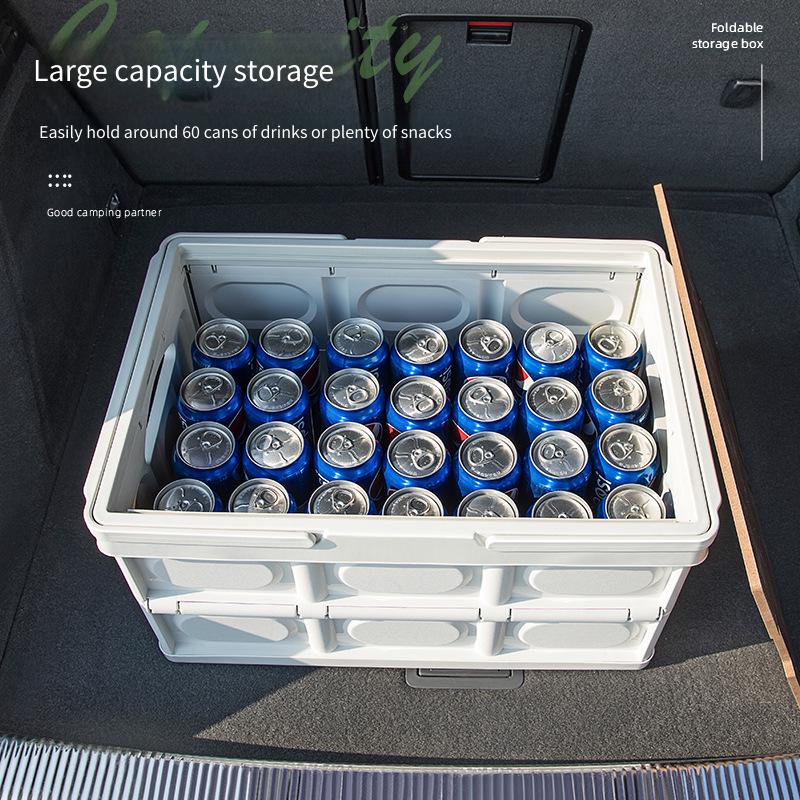 1 قطعة 43.5 سنتيمتر * 30 سنتيم - مراجعة Outdoor Camping Folding Storage Box وسعره