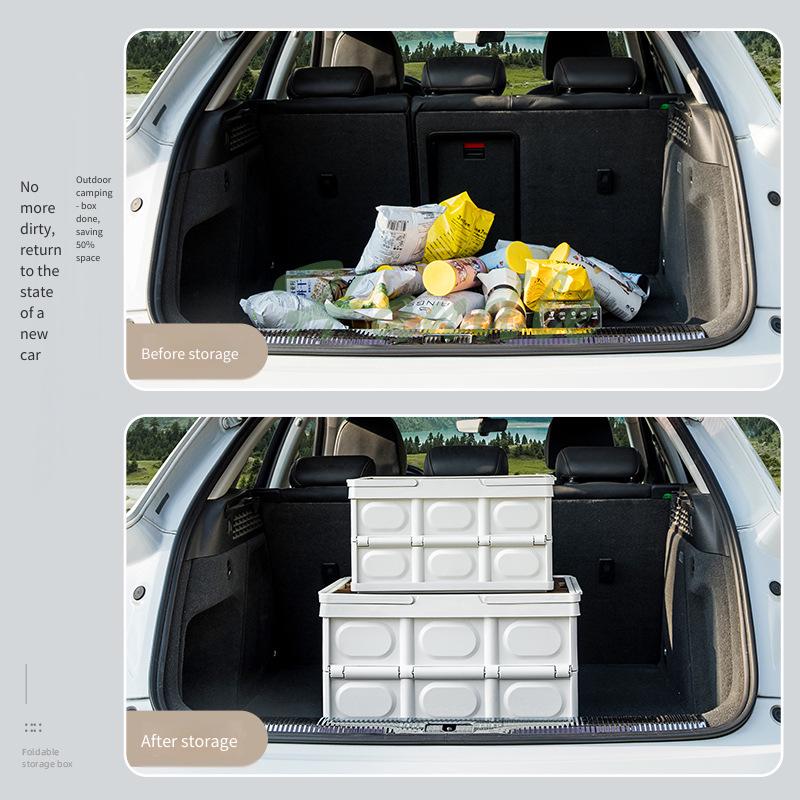 1 قطعة 43.5 سنتيمتر * 30 سنتيم - مراجعة Outdoor Camping Folding Storage Box وسعره