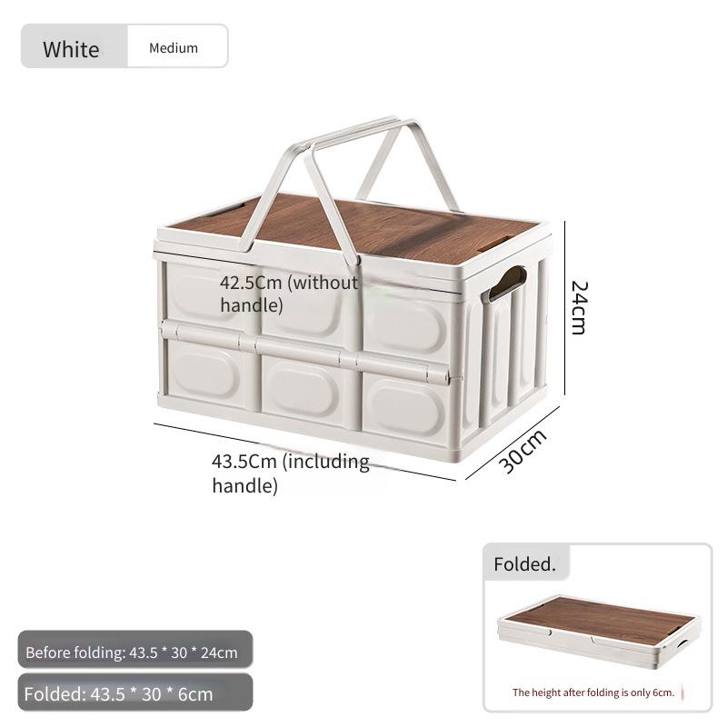 1 قطعة 43.5 سنتيمتر * 30 سنتيم - مراجعة Outdoor Camping Folding Storage Box وسعره