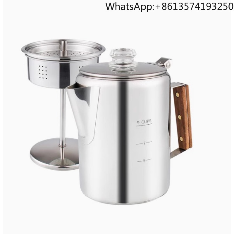 أوعية تحضير القهوة للتخييم، وع - مراجعة Camp Percolator Coffee وسعره