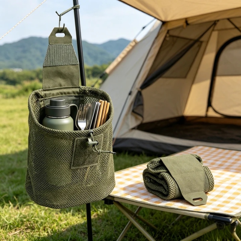 حقيبة شبكية قابلة للطي من النا - مراجعة Outdoor Camping Magazine وسعره