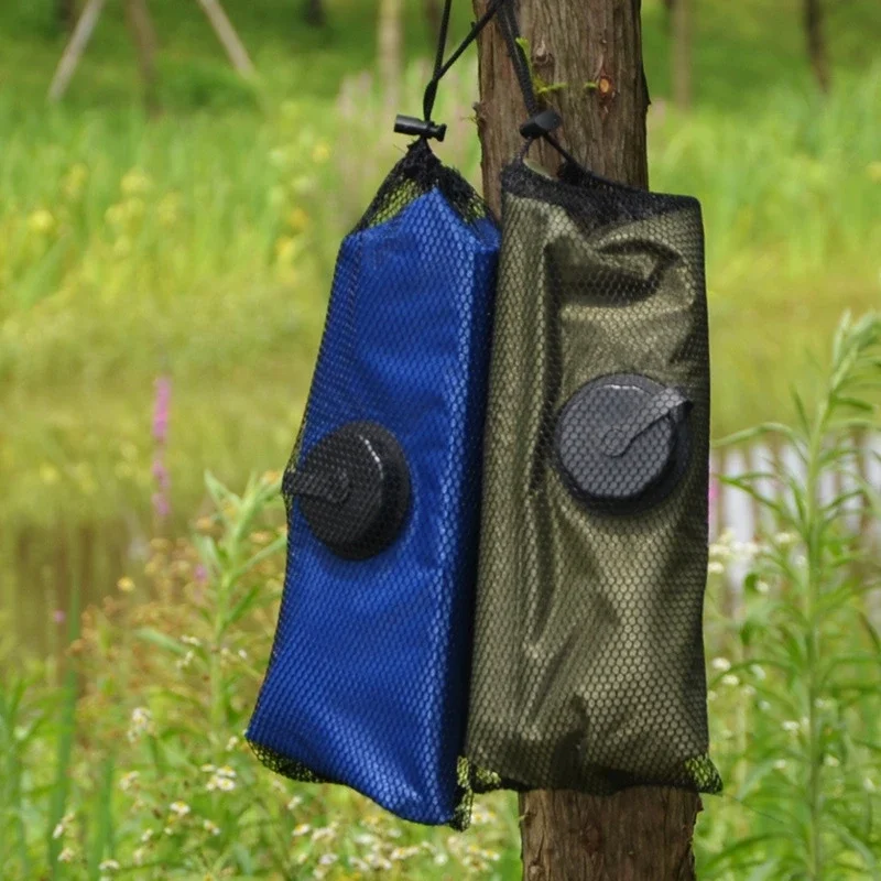 حقيبة استحمام شمسية 20 لتر للا - مراجعة Outdoor Camping Hot Water Shower وسعره