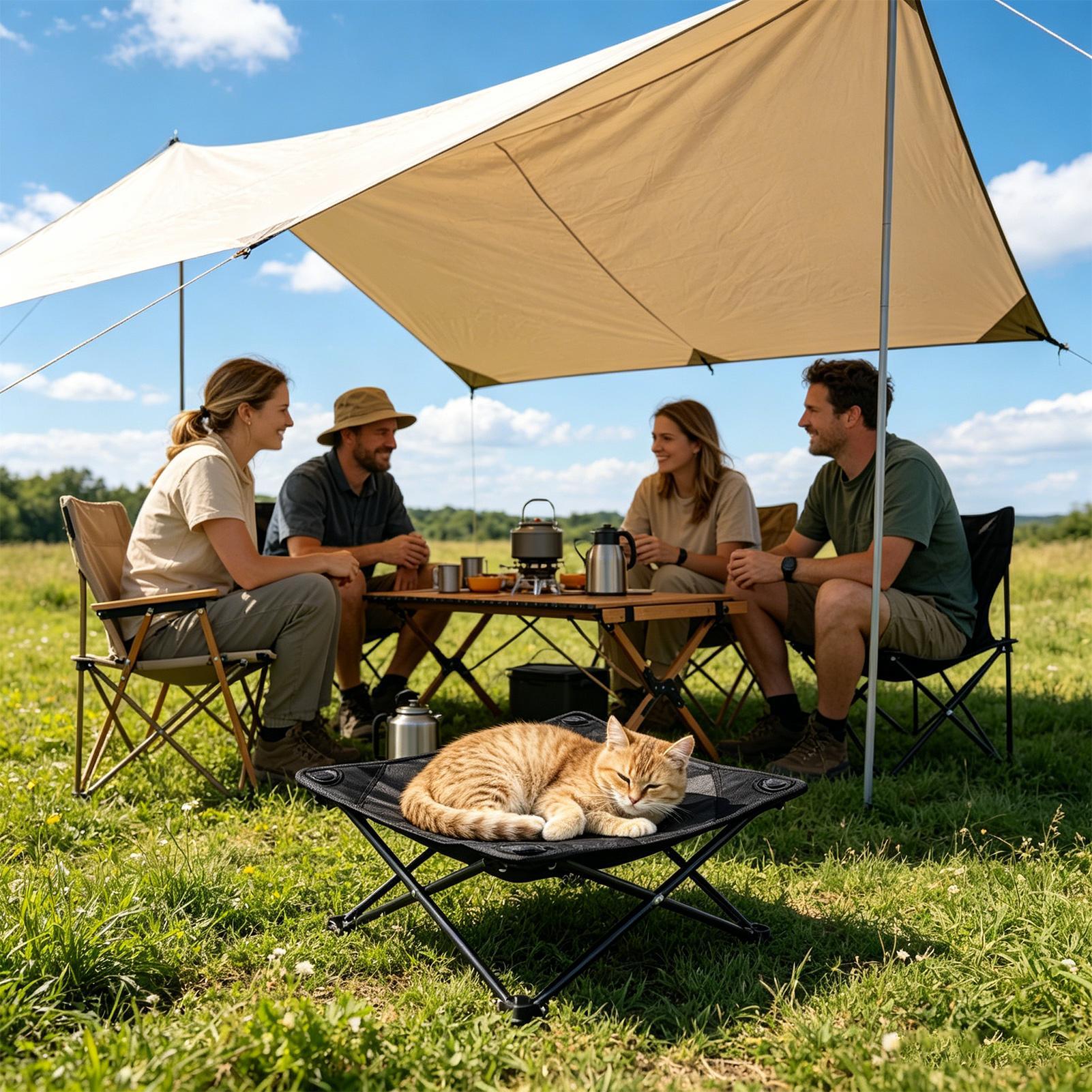 سرير صيفي للكلاب مقاوم للرطوبة - مراجعة Outdoor Camping Dog Bed وسعره