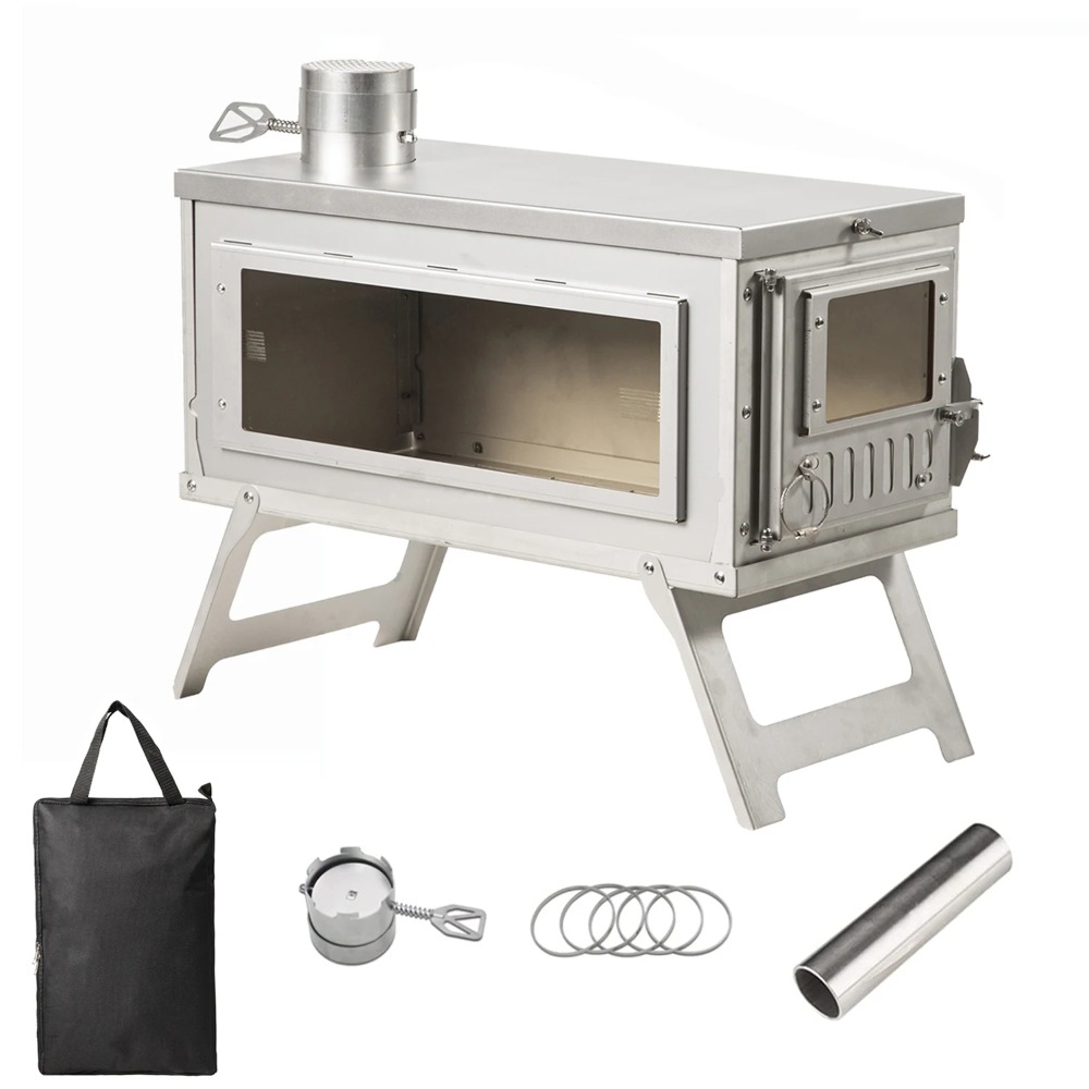 في الهواء الطلق سخان خيمة موقد - مراجعة Outdoor Camping Wood Burning Stove وسعره