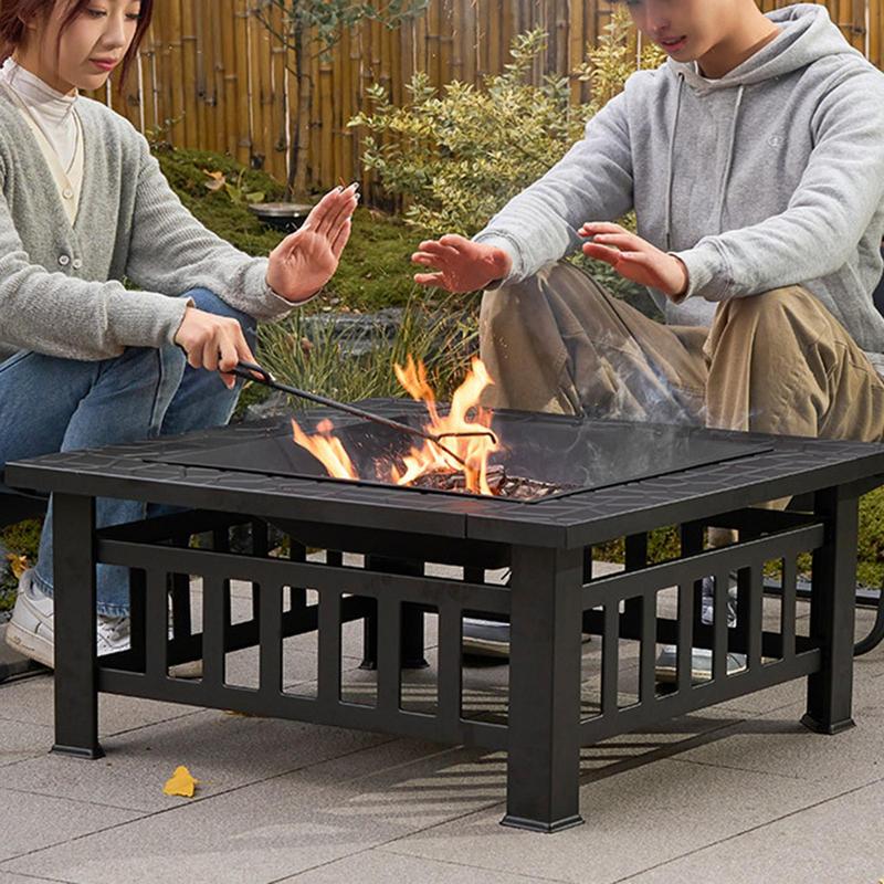 التخييم موقد الحطب مربع حفر ال - مراجعة Outdoor Camping Stove Wood وسعره