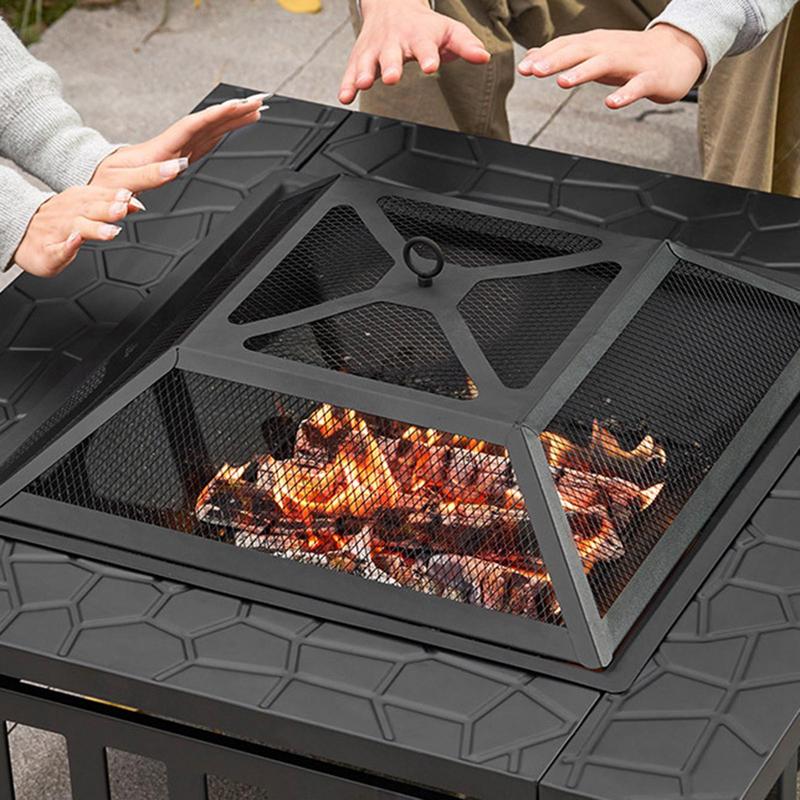 التخييم موقد الحطب مربع حفر ال - مراجعة Outdoor Camping Stove Wood وسعره