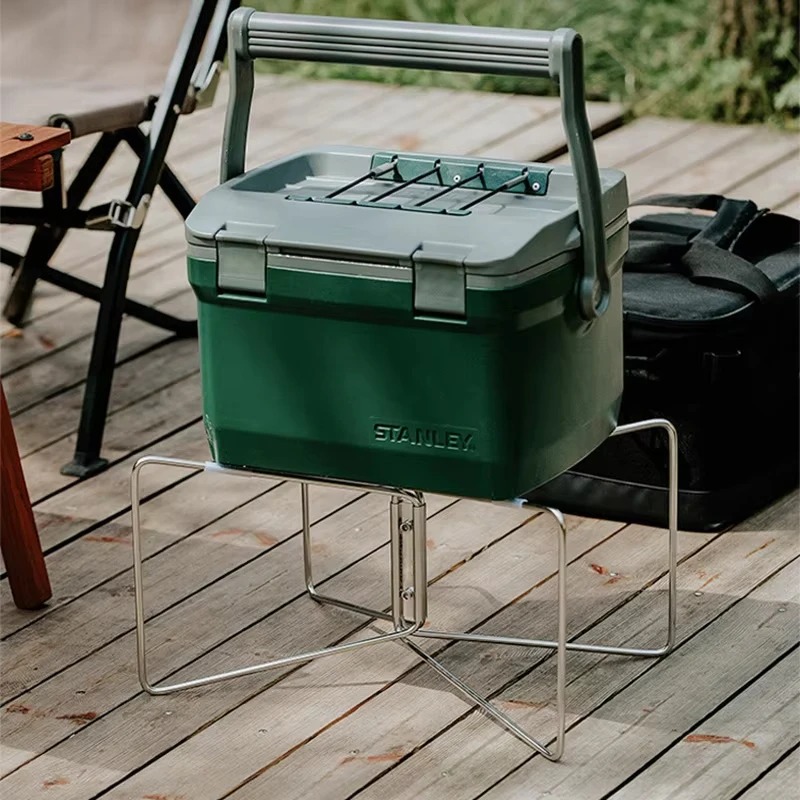 حامل صندوق التبريد، رف تخزين ص - مراجعة Outdoor Camping Folding Storage Box وسعره